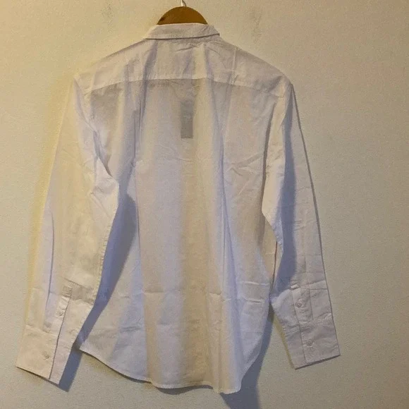 J.Crew Garcon Shirt Cotton Poplin Size 8 White Generative Cotton Shirt - Picture 5 of 7